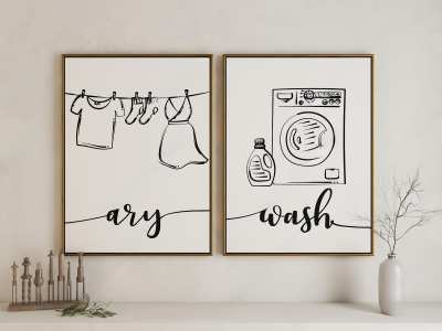 现代装饰画3D模型下载